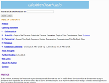 Tablet Screenshot of lifeafterdeath.info